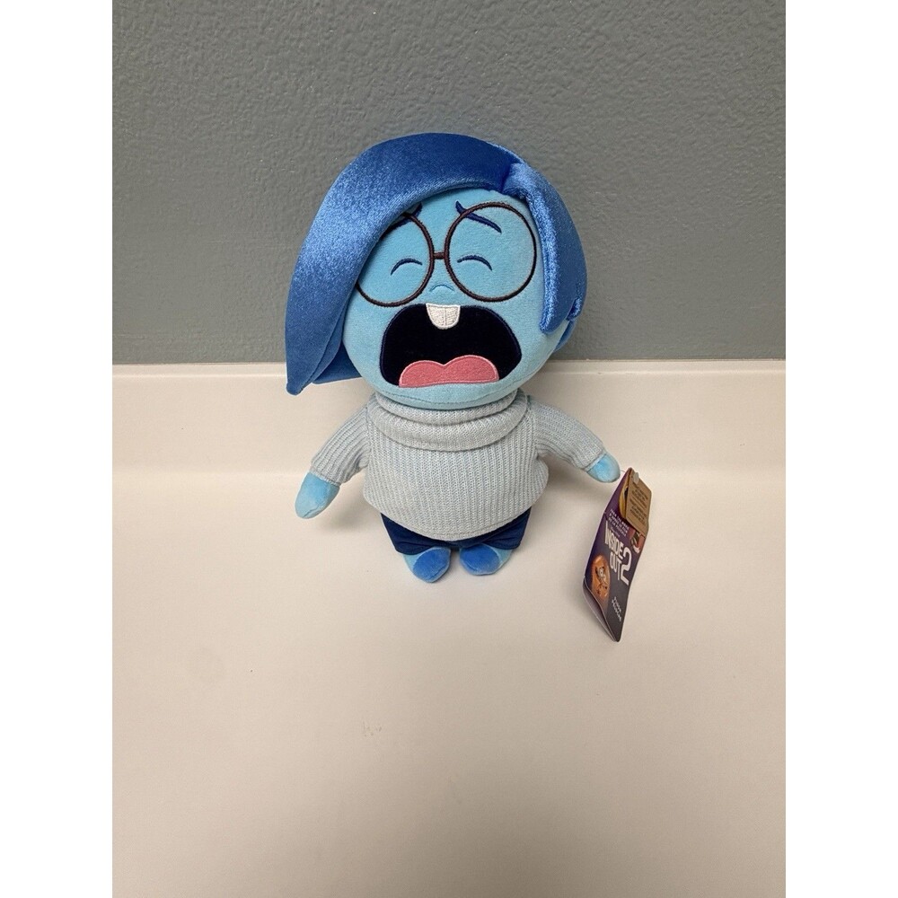 Authentic Disney Store Inside Out 2 Sadness 11" Plush Doll Stuffed Toy New